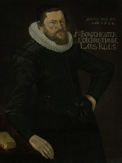 Burgermeister Prints: Borgermester Lars (Laurits) Ruus, probably 1624. Creator: Unknown