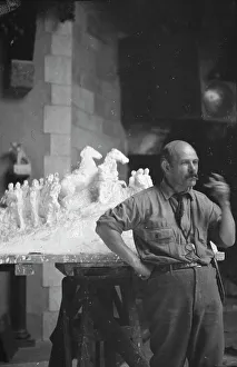 Borglum, Gutzon, Mr. portrait photograph, between 1915 and 1917. Creator: Arnold Genthe