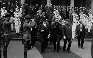 Commissioner Prints: Boris Bakhmeteff at City Hall, 1917. Creator: Bain News Service