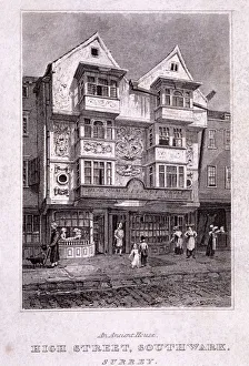 Borough High Street, Southwark, London, c1820
