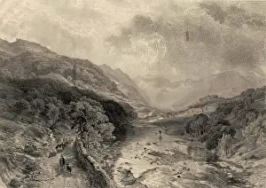 Storm Cloud Prints: Borrodale, c1850s. Creator: Samuel Bough
