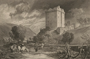Turner Joseph Mallord William Prints: Borthwick Castle, 1819. Creator: Henry Le Keux