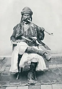 A Bosnian soldier, 1912. Artist: F Topiq