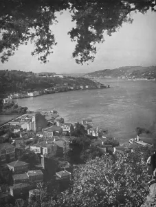 The Bosphorous - Constantinople in the distance, 1913