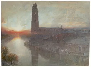 Bell Tower Gallery: Boston, 1907. Artist