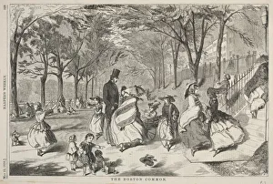 The Boston Common, 1858. Creator: Winslow Homer (American, 1836-1910)