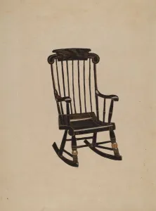 Sherlock Genevieve Prints: Boston Rocker, 1940. Creator: Genevieve Sherlock