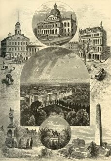 Woodward John Douglas Gallery: Boston Scenes, 1874. Creator: John Douglas Woodward