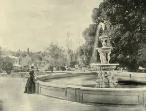 In the Botanic Gardens, Adelaide, 1901. Creator: Unknown