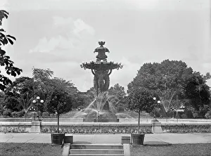 Botanic Garden Prints: Botanical Gardens - Bartholdi Fountain