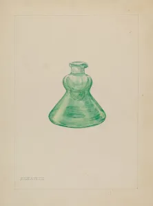 Glass Bottle Collection: Bottle, 1935 / 1942. Creator: Jessica Price