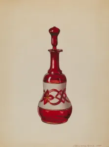 Iams J Howard Prints: Bottle, 1937. Creator: J. Howard Iams