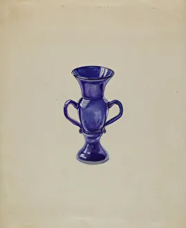 Glasswork Prints: Bottle, c. 1936. Creator: Ralph Atkinson