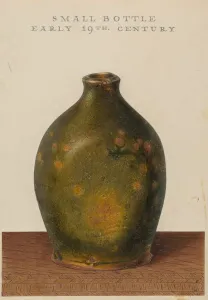 Bottle, c. 1939. Creator: Alfred Parys