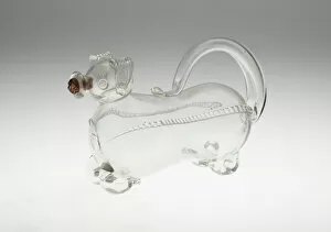 Bottle in the Form of a Pig, Sweden, 19th century. Creator: Unknown
