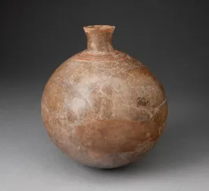 Ica Valley Prints: Bottle with Incised Feline Tooth Motif Around Neck, 650 / 150 B. C. Creator: Unknown