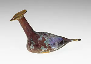 Glass Blown Technique Collection: Bottle in the Shape of a Bird, 1st-early 2nd century. Creator: Unknown