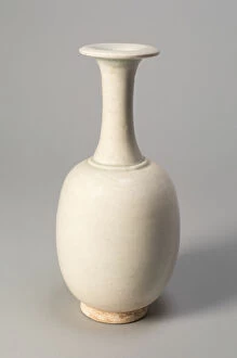 Bottle Gallery: Bottle, Tang dynasty (A.D. 618-907), 8th century. Creator: Unknown