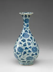 Peony Prints: Bottle Vase with Peony Scrolls, Ming dynasty (1368-1644), late 14th century