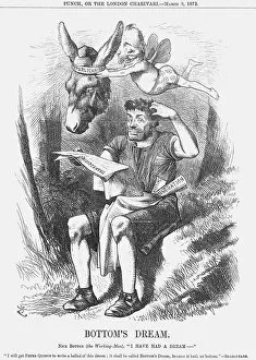 Mr Punch Gallery: Bottoms Dream, 1872. Artist: Joseph Swain