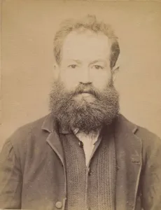 Bouchenez. Adolphe. 36 ans, 27 / 2 / 94. (En rouge barrant la fiche
