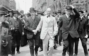 Political Activist Prints: Bouck White arrested, 1914. Creator: Bain News Service