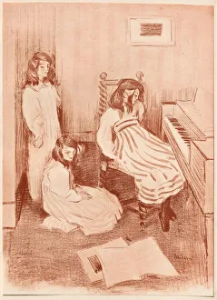 Bouderie, 1898. Creator: Alfredo Müller (Italian, 1869-1940);Imprimerie Champenois