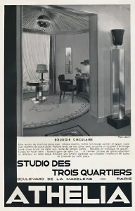 Boudoir Circulaire - Studio Des Trois Quartiers - Athelia, 1933
