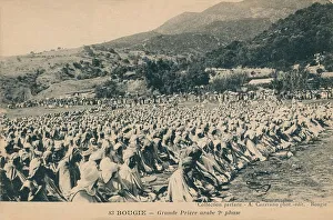 Worship Prints: Bougie - Grande Priere arabe 2e phase, c1900