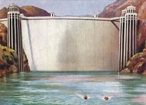 Arizona Collection: The Boulder Dam, USA, 1938