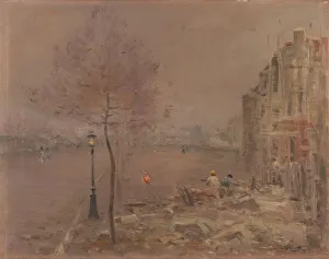 Boulevard Berthier, evening, c1890. Creator: Alexandre Gaston Guignard