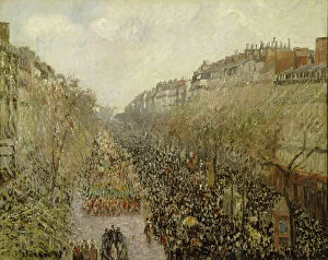 Shrove Tuesday Collection: Boulevard Montmartre: Mardi Gras, 1897