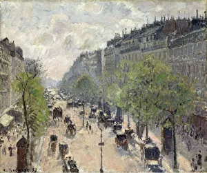 Big City Life Gallery: Boulevard Montmartre, Spring, 1897
