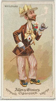 Boulevard, from Worlds Dudes series (N31) for Allen & Ginter Cigarettes, 1888