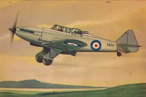North Prints: Boulton Paul Defiant Fighter Monoplane, c1944. Creator: Unknown