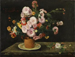 Bouquet of Asters, 1859. Creator: Gustave Courbet