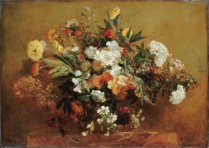 Lille Prints: Bouquet champêtre, c. 1850. Creator: Delacroix, Eugène (1798-1863)