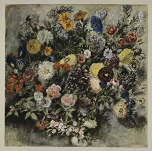 Bouquet de fleurs, 1849