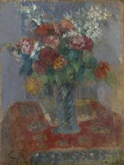 1900 Prints: Bouquet of Flowers, 1900. Creator: Camille Pissarro