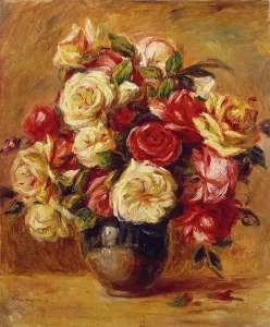 1911 Prints: Bouquet of Roses, 1911. Creator: Pierre-Auguste Renoir