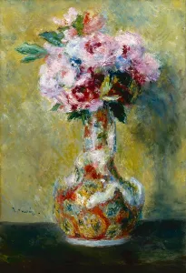Renoir Pierre Auguste Prints: Bouquet in a Vase, 1878. Creator: Pierre-Auguste Renoir