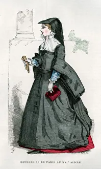 Images Dated 24th September 2009: Bourgeoise of Paris, 16th century (1882-1884). Artist: Petit