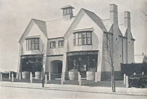 Bournville: two of the Village Shops, by WA Harvey, c1900 (1901-1902) Bournville: two of the Village Shops, by WA Harvey, c1900 (1901-1902)