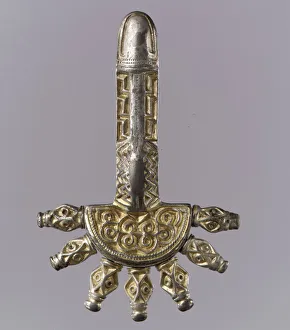 Bow Brooch, Alemannic, late 5th-early 6th century. Creator: Unknown