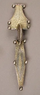 Crossbow Gallery: Bow Brooch, Germanic, 5th-7th century. Creator: Unknown