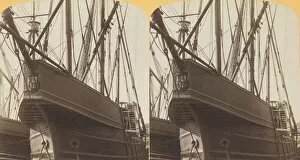Chicago And Vicinity And Gallery: Under the Bow of the Caravel Santa Maria, 1887 / 93. Creator: Henry Hamilton Bennett