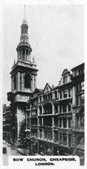 Bow Church Prints: Bow Church, Cheapside, London, c1920s