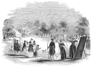 Bow-meeting at Pradoe, near Oswestry, 1844. Creator: Unknown Bow-meeting at Pradoe, near Oswestry, 1844. Creator: Unknown