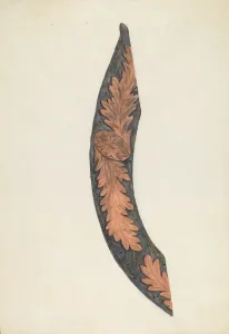 Bow Piece of a Ship, c. 1936. Creator: Lucille Chabot