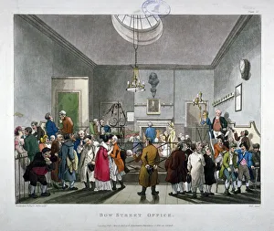 Augustus Charles Prints: Bow Street Police Court, Westminster, London, 1808. Artist: Augustus Charles Pugin